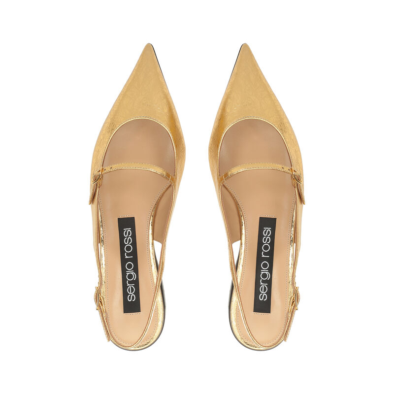 Godiva - Slingbacks Gold