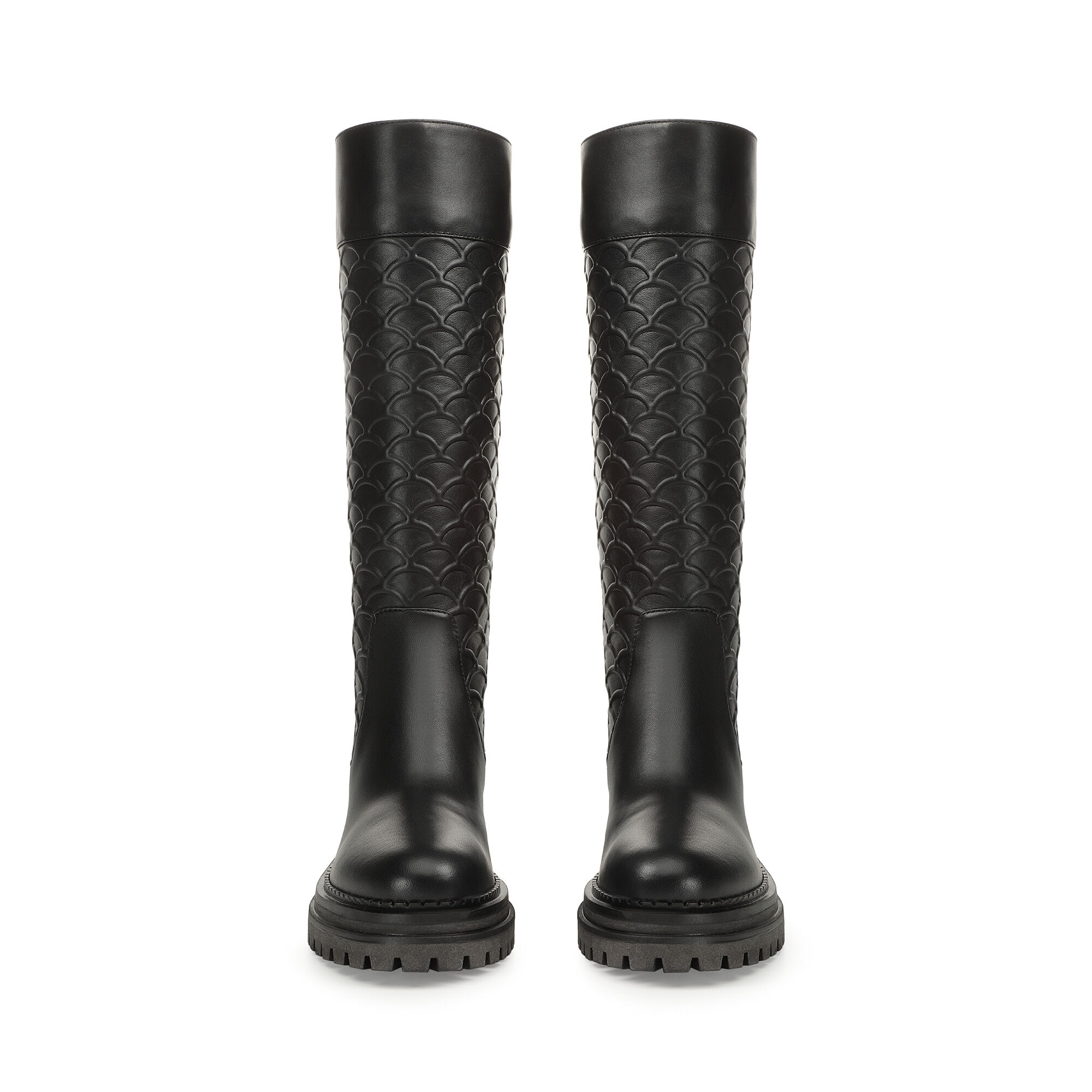 Boots Black Low heel: 15mm, sr Mermaid 3D - Boots Black