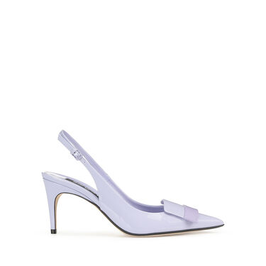 Chaussures à bride arrière Violet Talon moyen: 75mm, sr1  - Slingbacks Wisteria 2