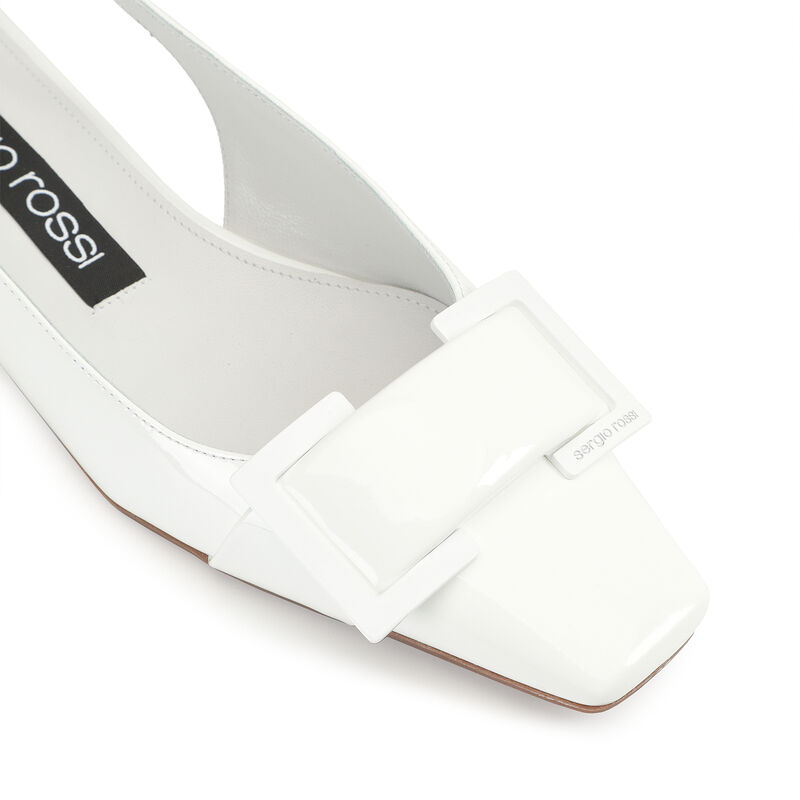 sr Twenty  - Slingbacks White