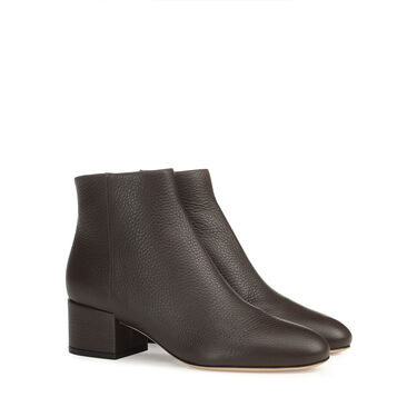 Bottines Marron Petit talon: 45mm, Virginia  - Booties Fondente 2