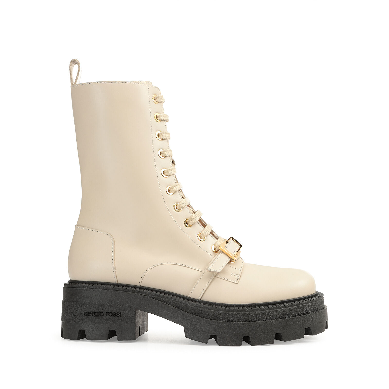 Sergio rossi combat boots 2025