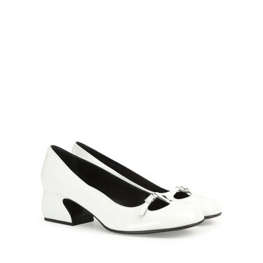 Pumps White Low heel: 45mm, SI ROSSI - Pumps White 2