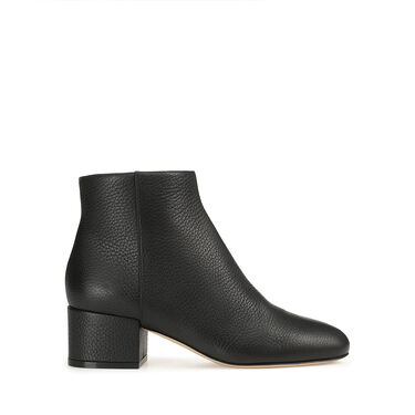 Bottines Noir Petit talon: 45mm, Virginia  - Booties Black 2