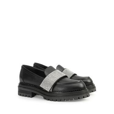 Loafers Black Low heel: 15mm, sr Paris - Loafers Black 2