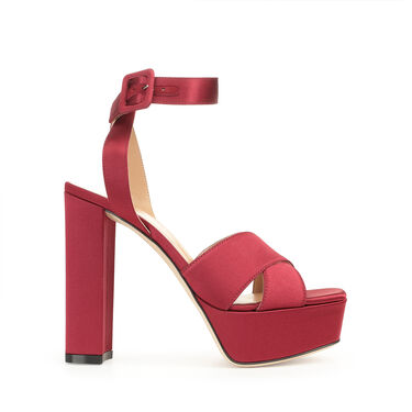 Sandales Rouge Talon haut: 90mm, sr Monica  - Sandals Smalto 2