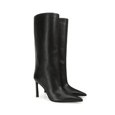 Bottes Noir Talon haut: 95mm, sr Liya - Boots Black 2