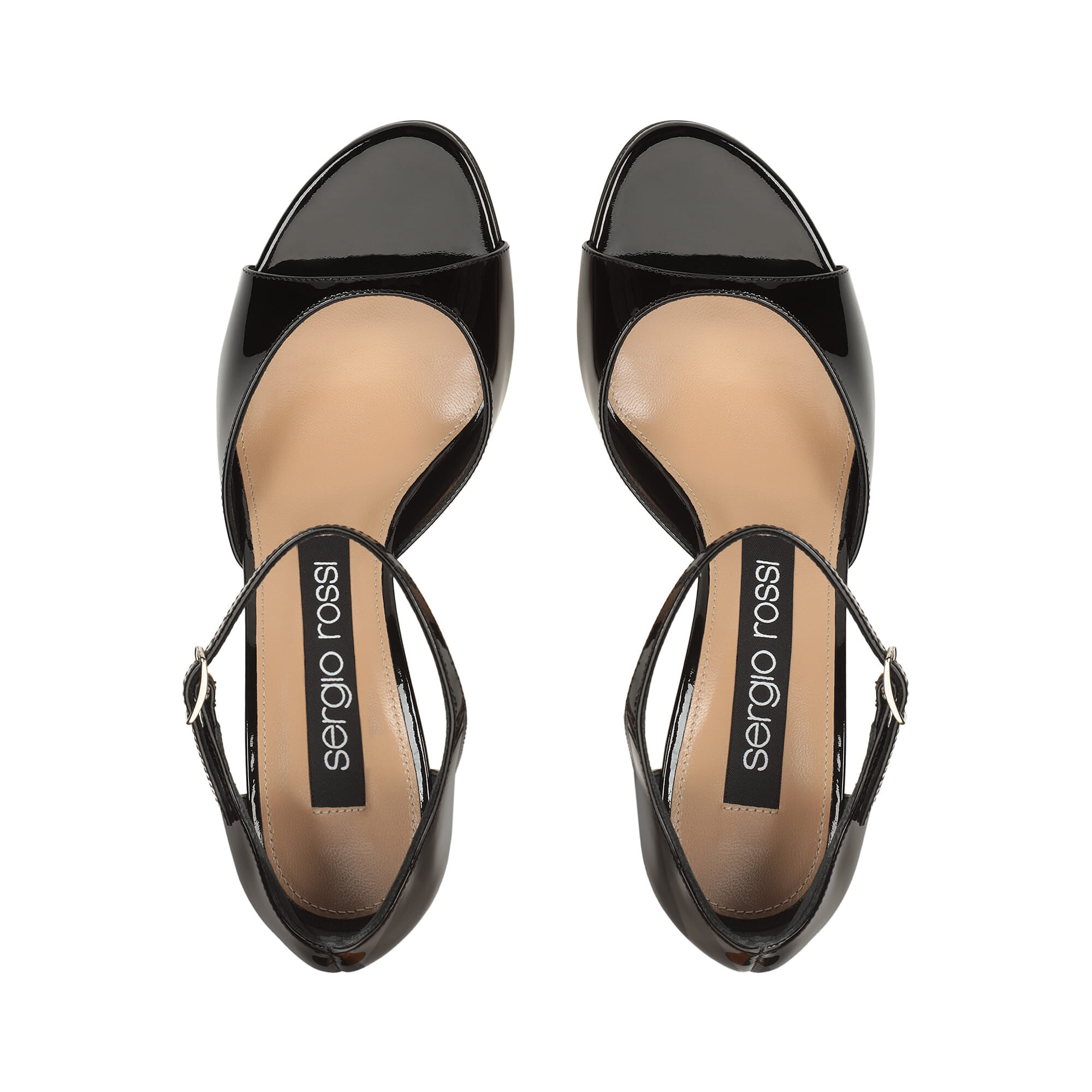 Sandals Black Mid heel: 75mm, Godiva - Sandals Black