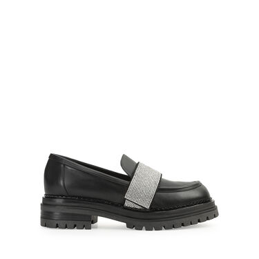 Loafers Black Low heel: 15mm, sr Paris - Loafers Black 1