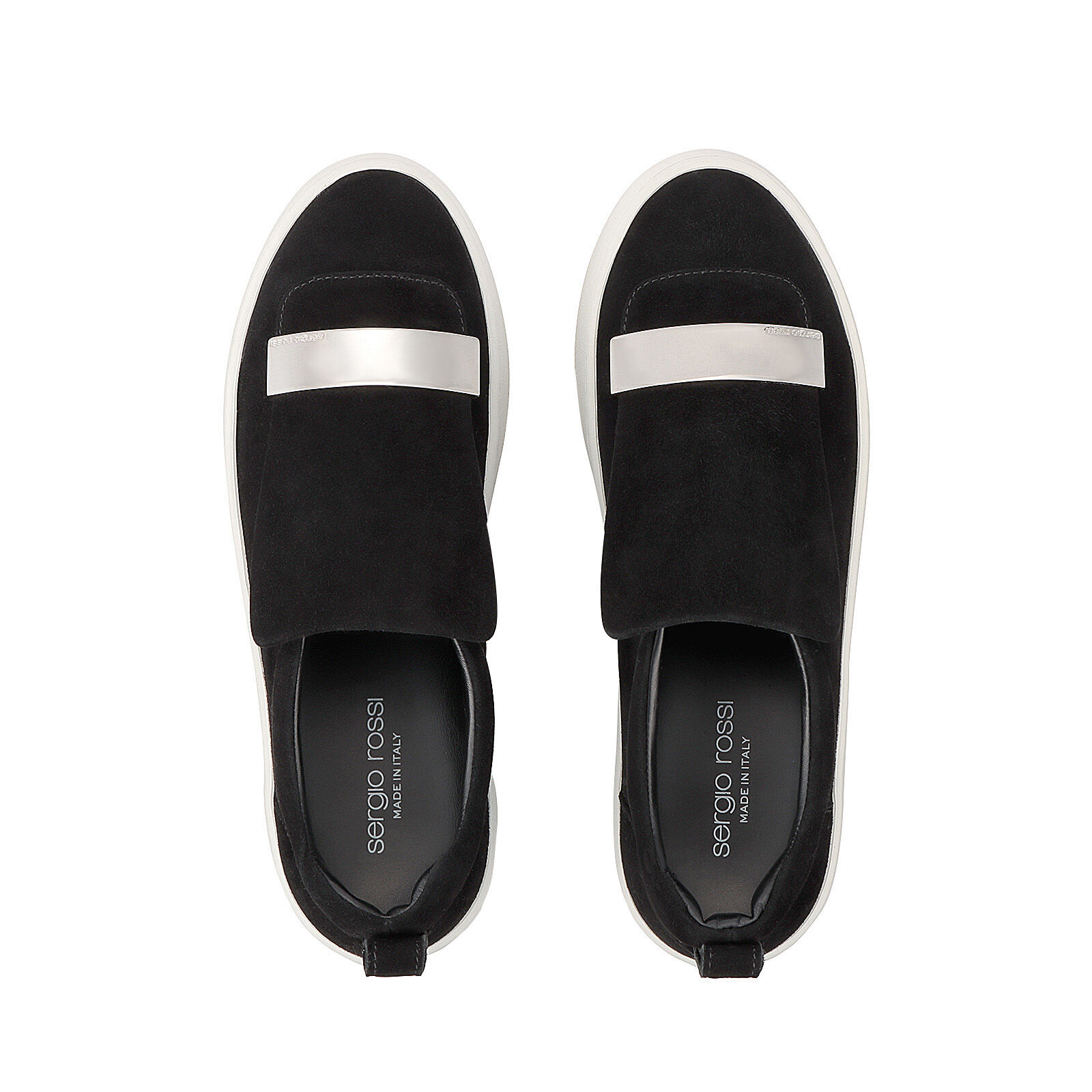 Sneakers Black Heel height: 5mm, sr1 Addict | Sergio Rossi