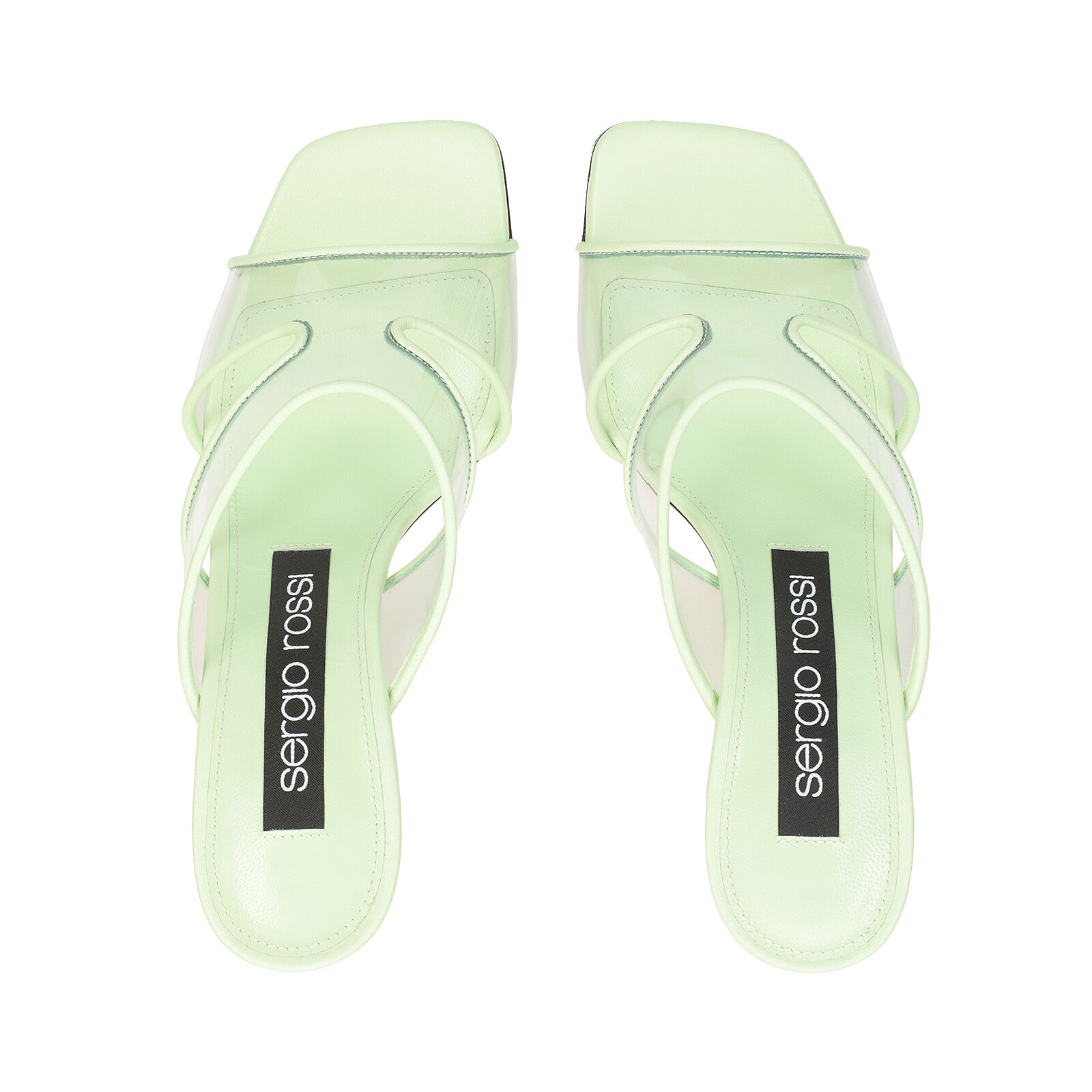 Sandals Green High heel: 80mm, sr Lunettes | Sergio Rossi