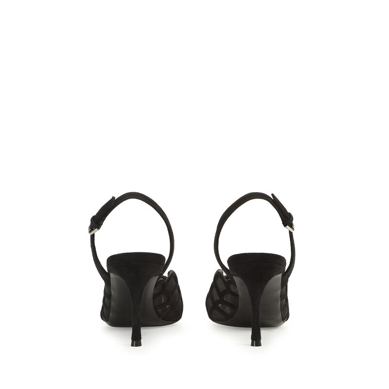 sr Mermaid - Slingbacks Black