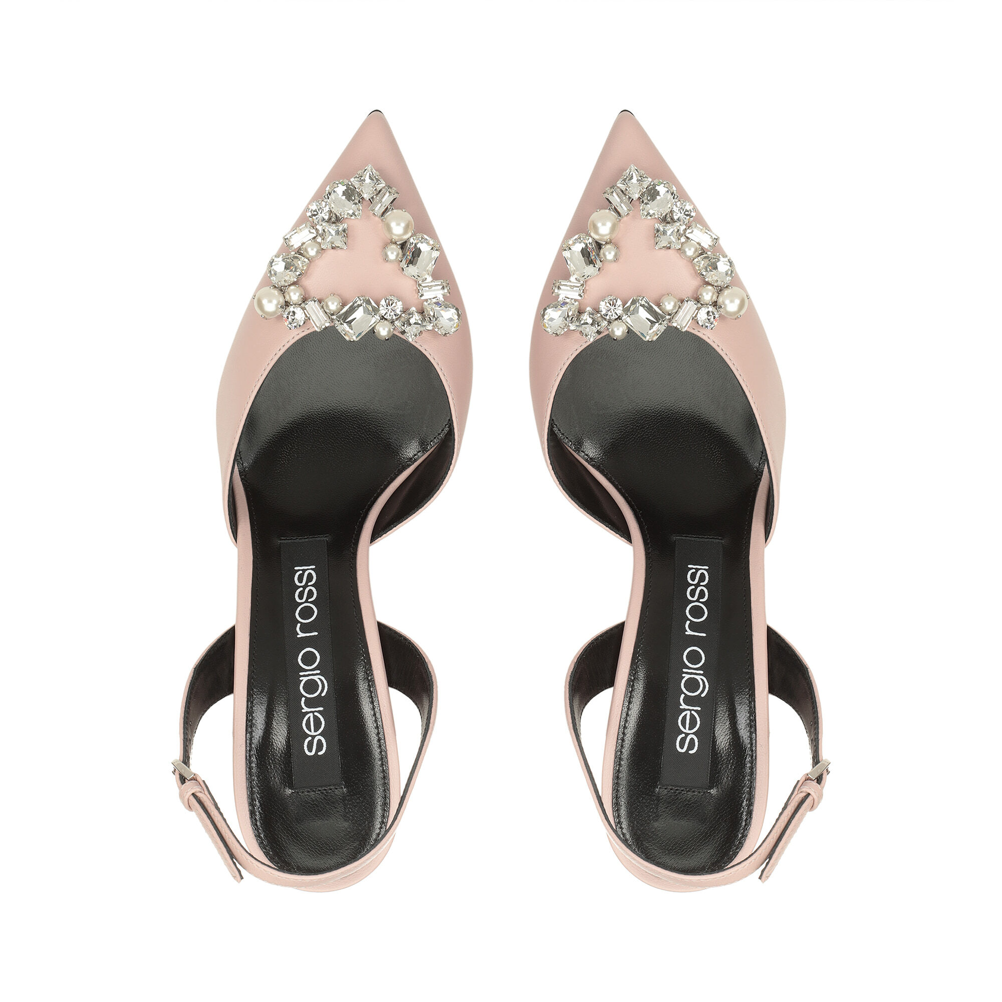 【直営店】sr Godiva Precious - Slingbacks スリングバック スリングバック ブラック ミッドヒール: 50mm, sr Godiva