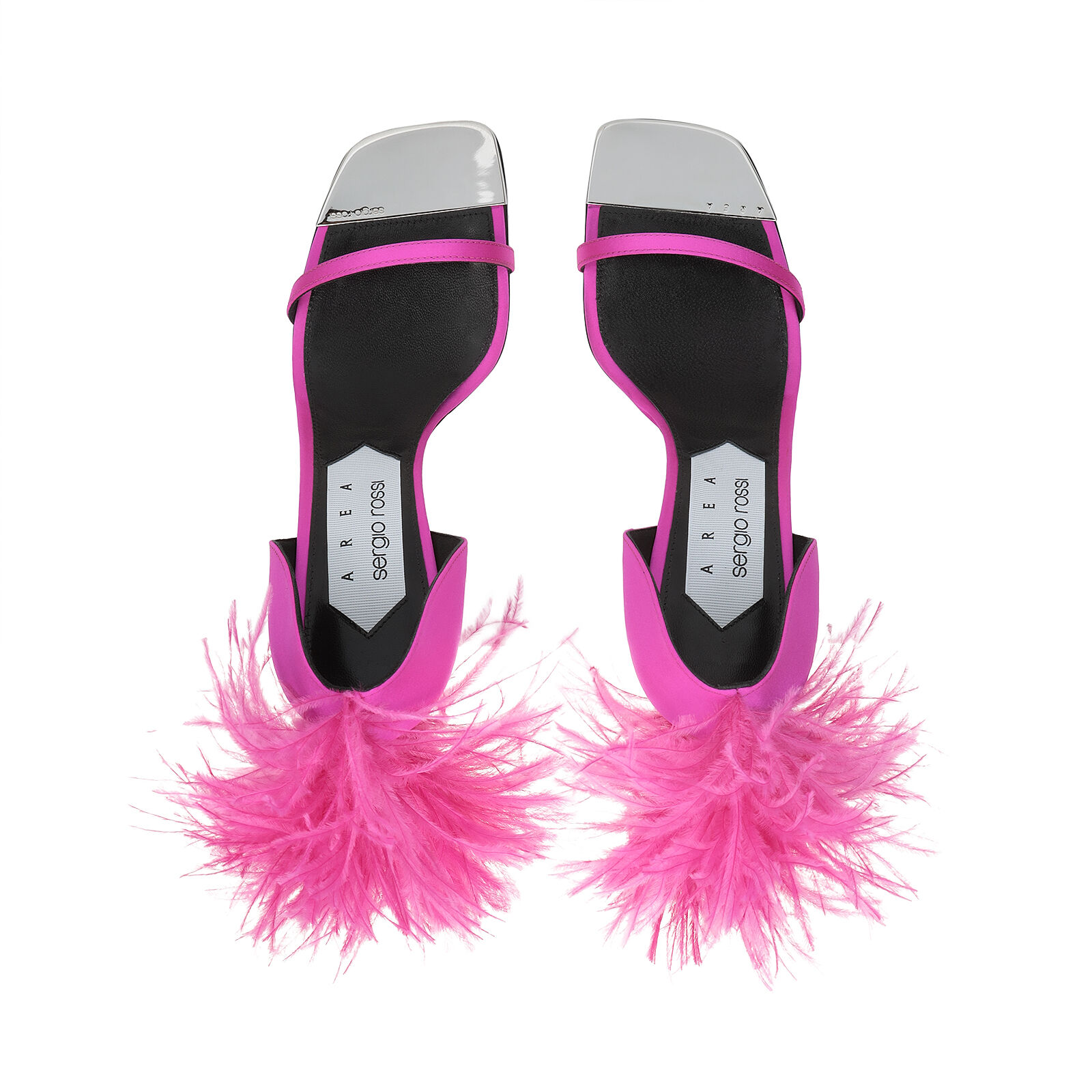 Prada pink 2025 feather shoes
