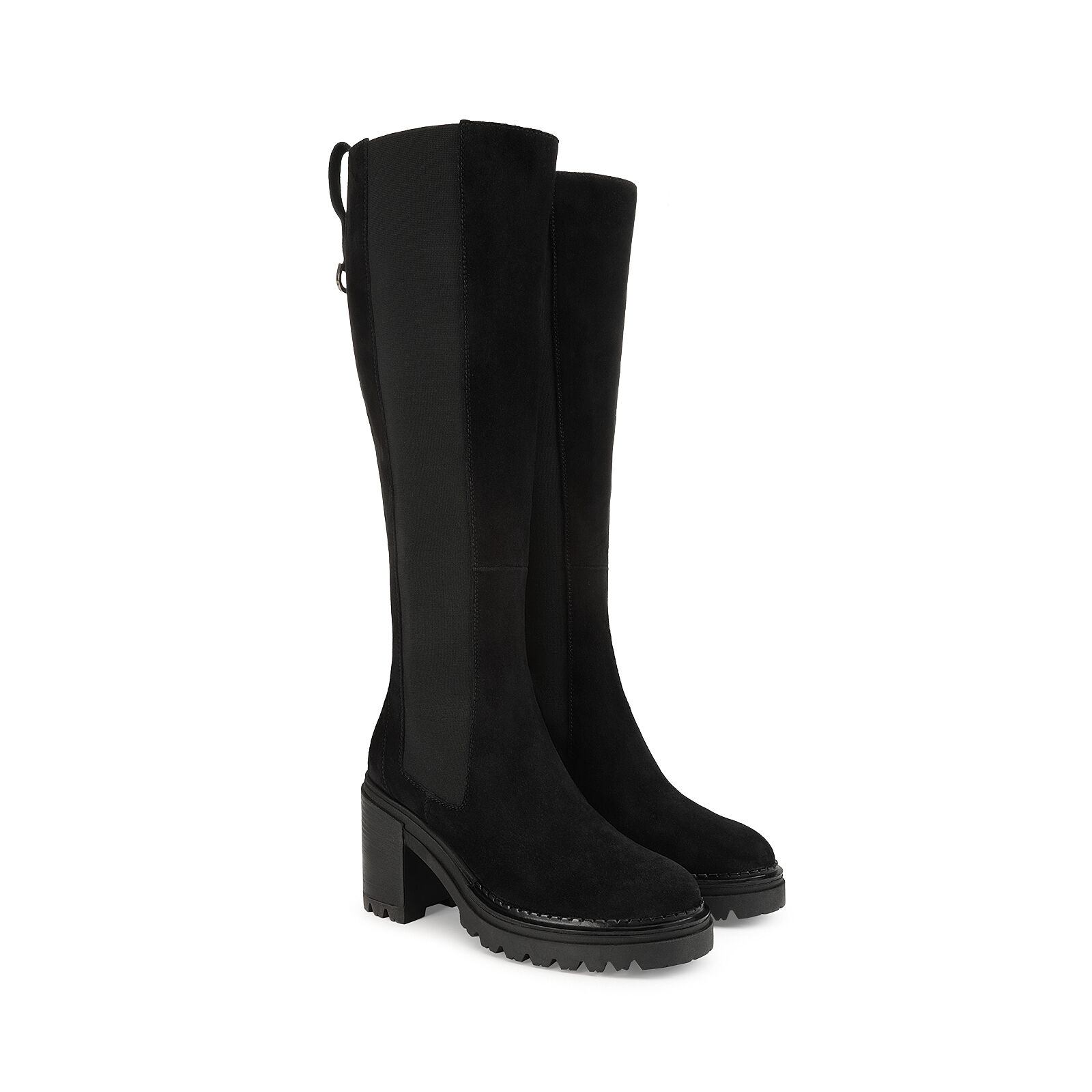 ブーツ ブラック ミッドヒール: 55mm, sr Joan - Boots Black | Sergio Rossi