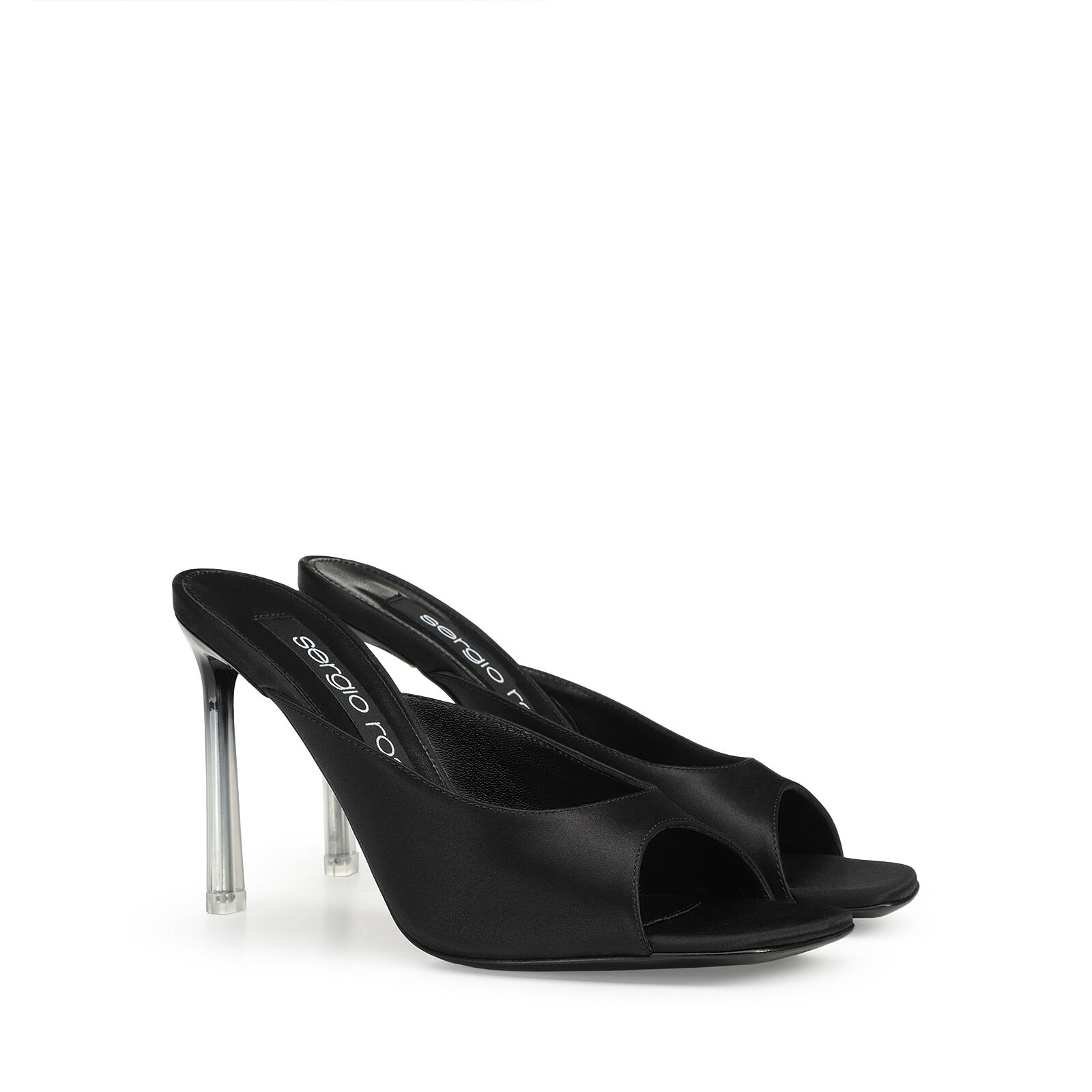 【人気商品！】 Sandals Black Black Sandals - Liya sr 95mm, heel: High 靴