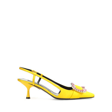 スリングバック イエロー ミッドヒール: 60mm, sr Twenty - Slingbacks Mimosa 2