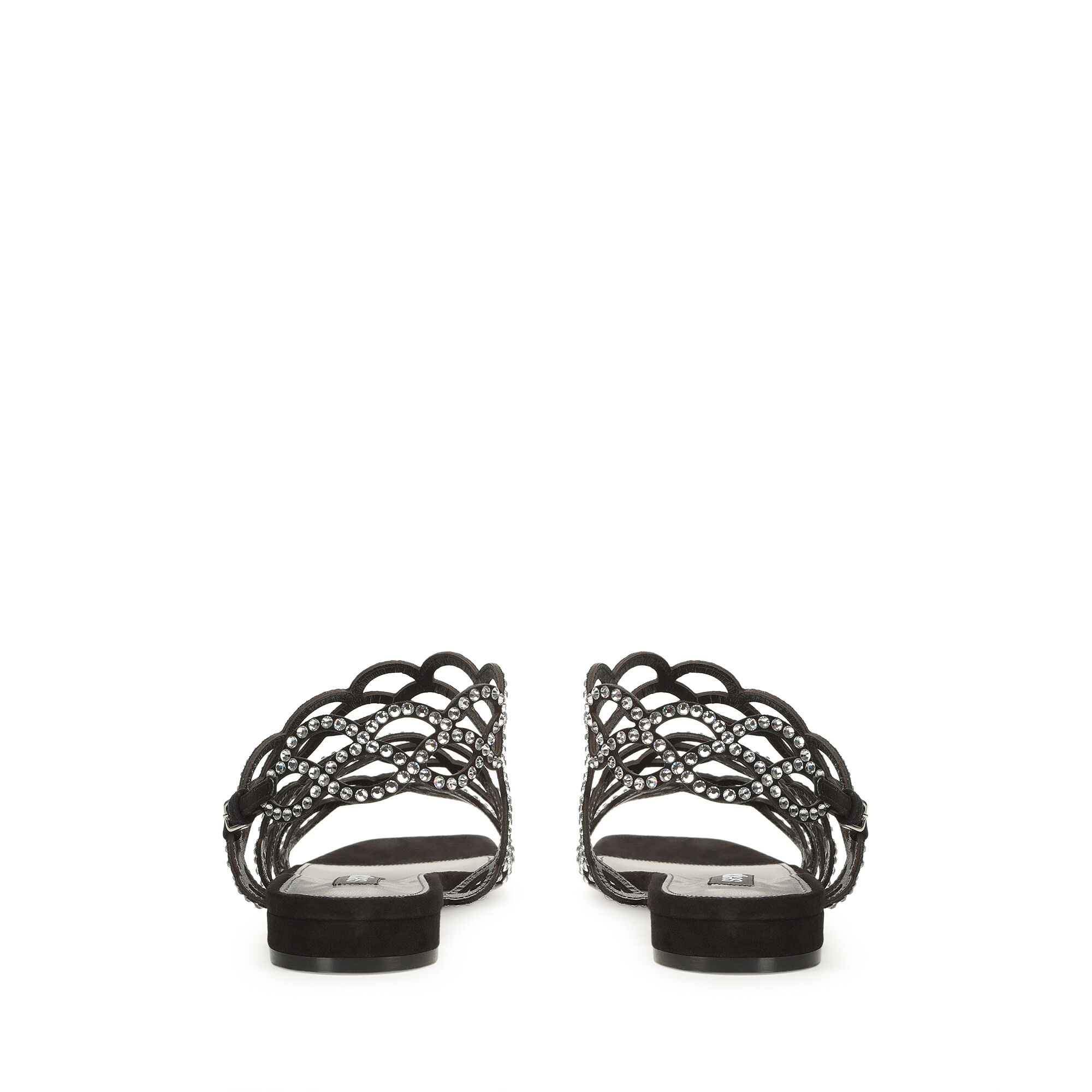 Sandales Noir Petit talon: 15mm, sr Mermaid - Flat sandals