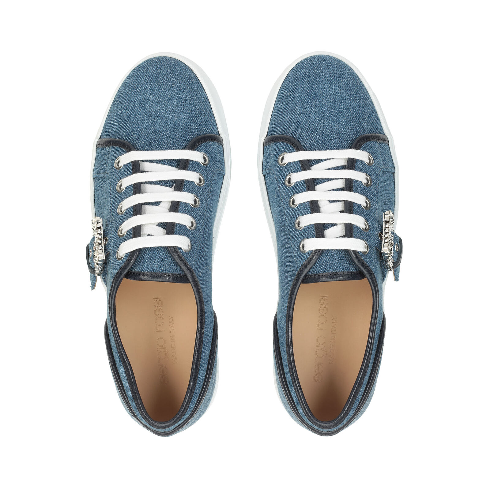 sr Twenty Buckle - Sneakers Indigo, 3