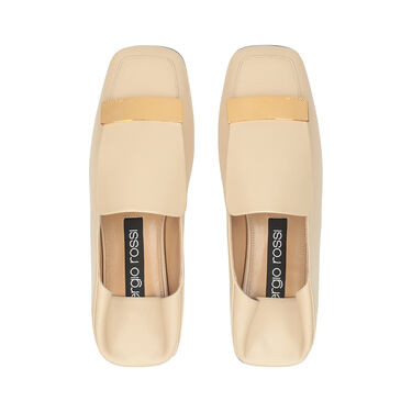 Mocassins Blanc Talon plat: 5mm, sr1 - Slippers Chalk 2