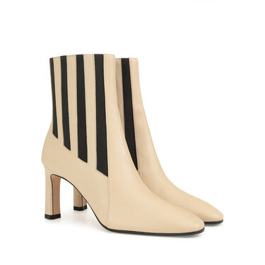 Bottines Blanc Talon haut: 80mm, sr Zoey  - Booties Chalk 2