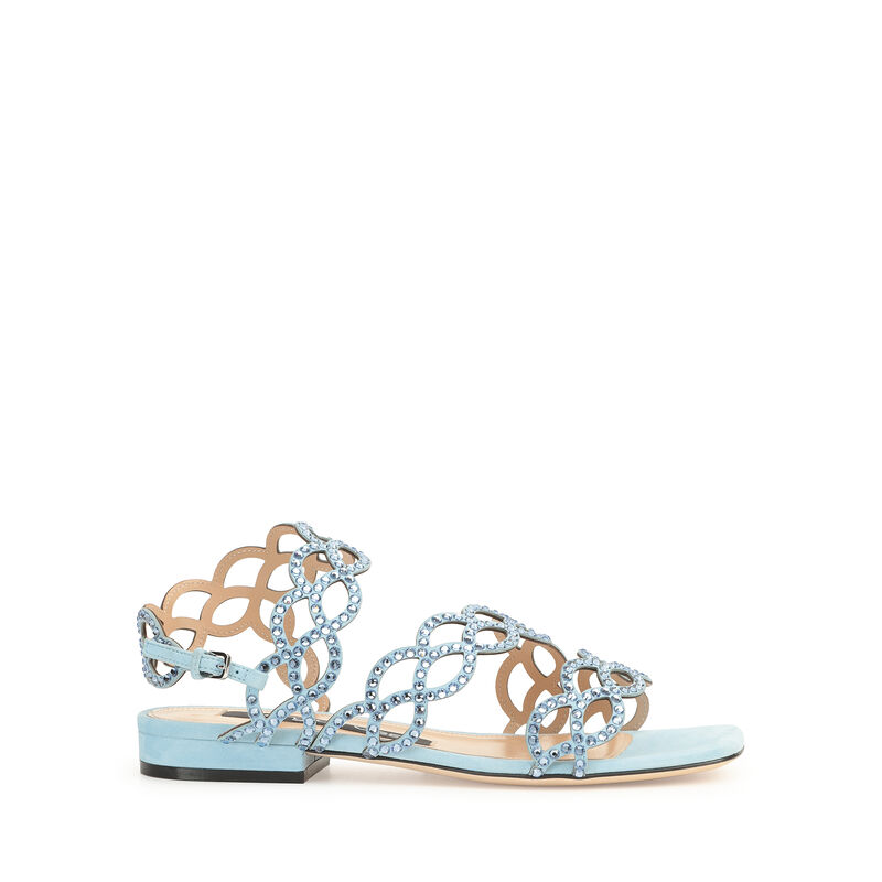 sr Mermaid - Flat sandals Blue Paradise