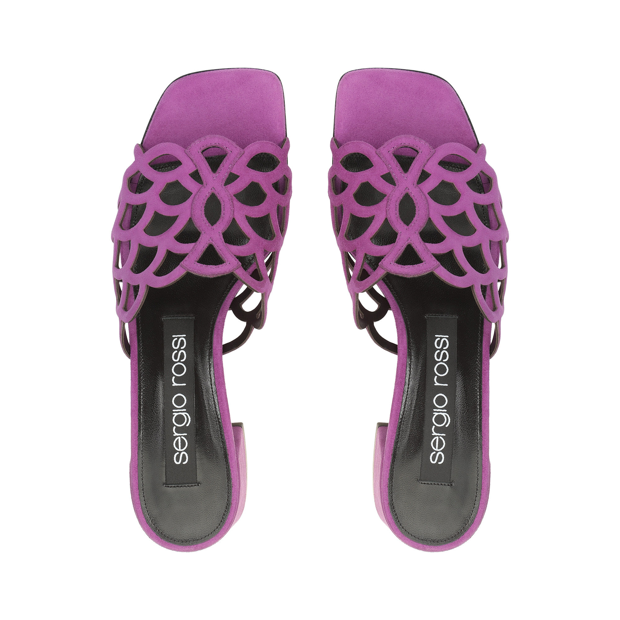 サンダル violet ローヒール: 45mm, sr Mermaid - Sandals Buganvilia | Sergio Rossi