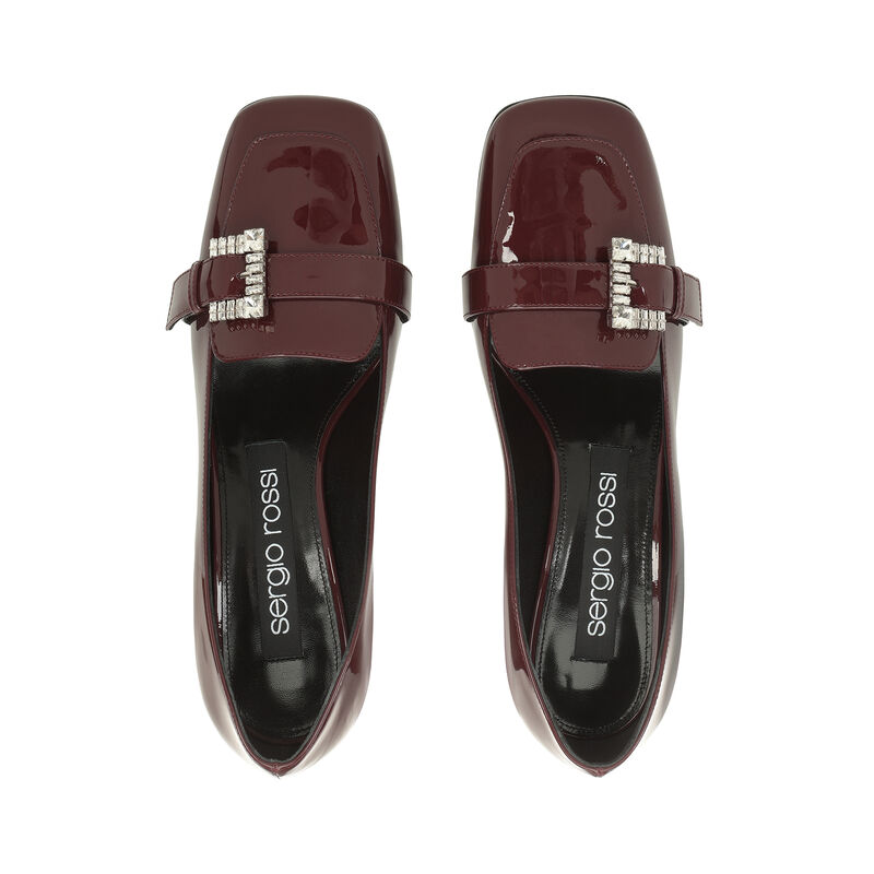 sr Twenty Buckle - Pumps Wine