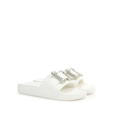 サンダル ホワイト フラット: 10mm, sr Jelly - Sandals White 2