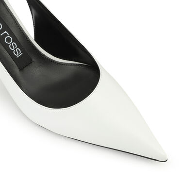 sr Nora - Slingbacks Bianco, 4