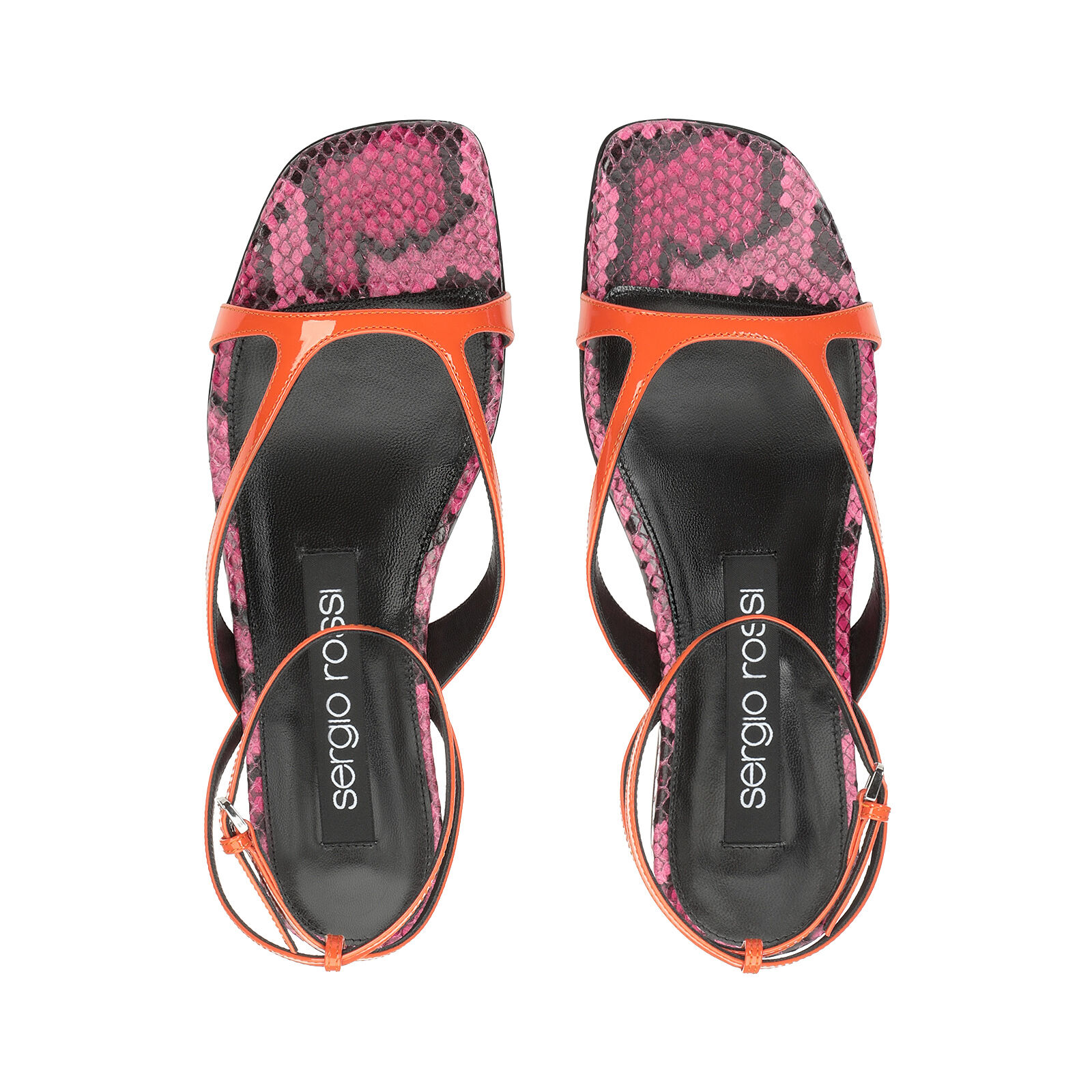 sr Aracne  - Sandals Mandarine+Fuxia, 3