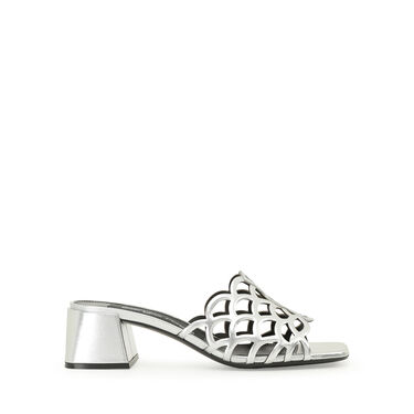 Sandales Gris Petit talon: 45mm, sr Mermaid - Sandals Argento 1