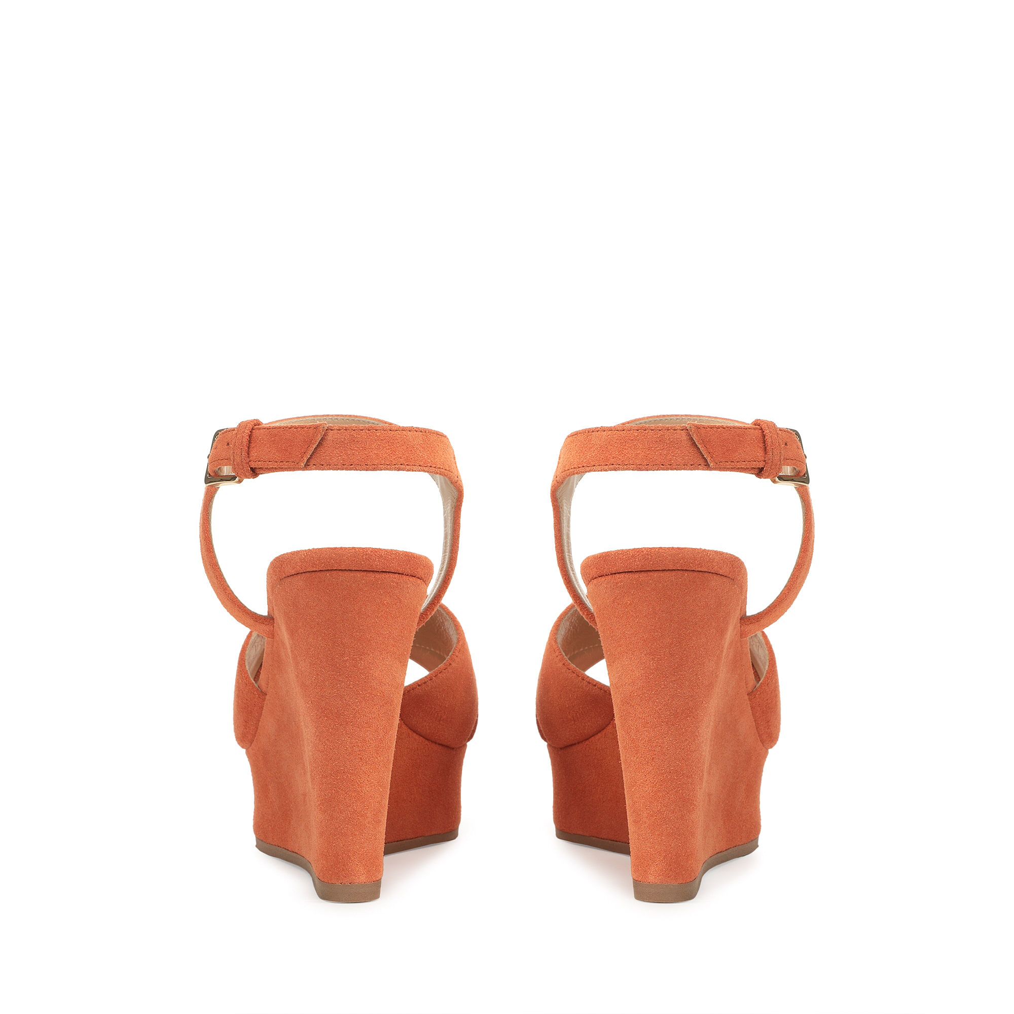Orange mid heels shop