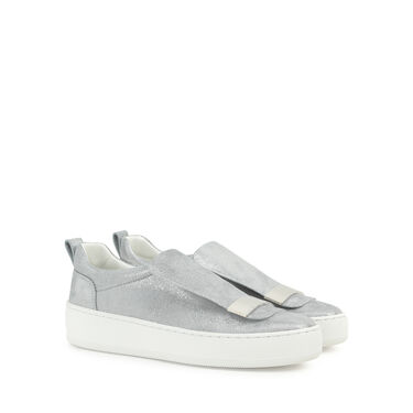 Sneakers Grey Flat: 5mm, sr1 Addict - Sneakers Acciaio 2