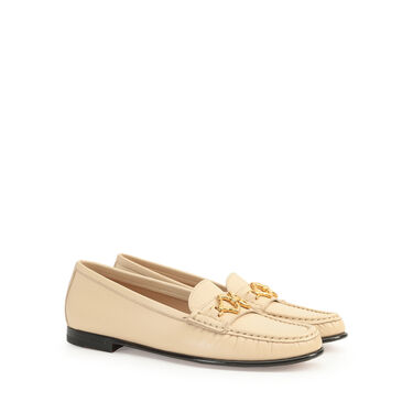 Loafers White Low heel: 15mm, sr Sea Scale - Loafers Chalk 2