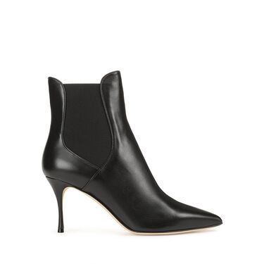 Booties Black Mid heel: 75mm, Godiva - Booties Black 2