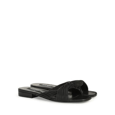 サンダル ブラック ローヒール: 15mm, sr Akida - Sandals Black 2