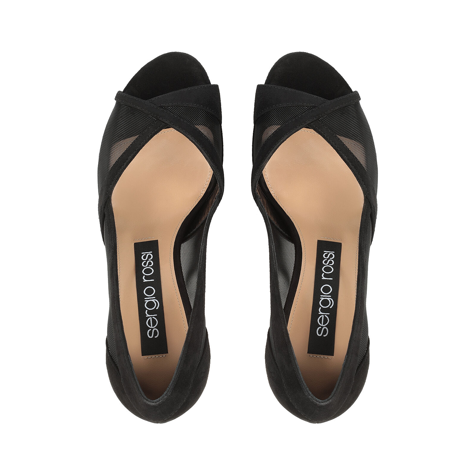 Black Heel height: 80mm, Rayure | Sergio Rossi