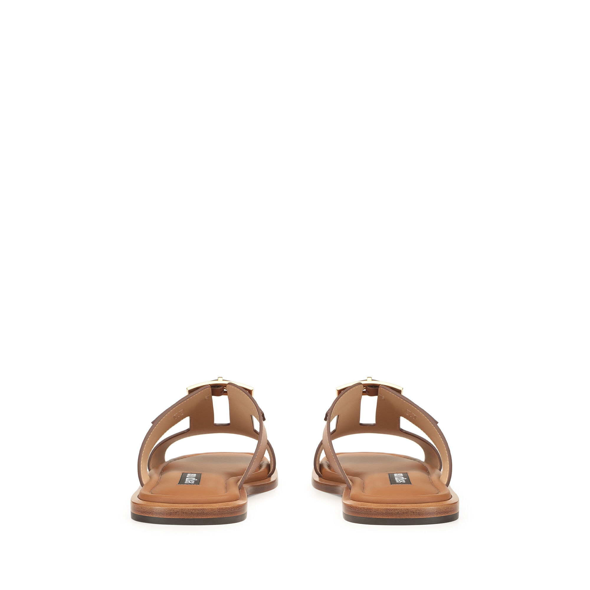 Sandals Brown Low heel: 15mm, sr Nora - Sandals Macadamia