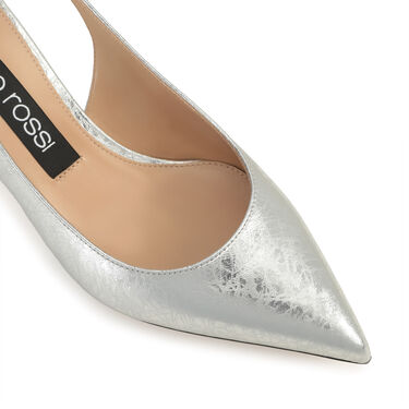 Godiva - Slingbacks Silver, 4