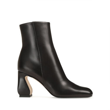 Bottines Noir Talon haut: 80mm, SI ROSSI - Booties Black 2