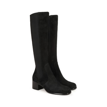 Bottes Noir Talon moyen: 50mm, sr Aden  - Boots Black 2