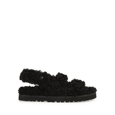 Sandales Noir Talon plat, sr Muppet - Flat sandals Black 2