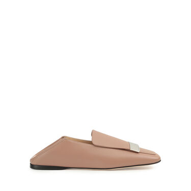 Mocassins beige Talon plat: 5mm, sr1 - Slippers Bright Skin 1