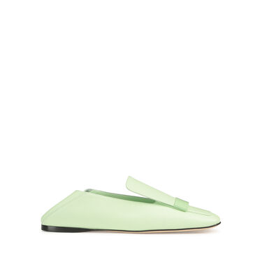 Mocassins Vert Talon plat: 5mm, sr1  - Slippers Apple 2