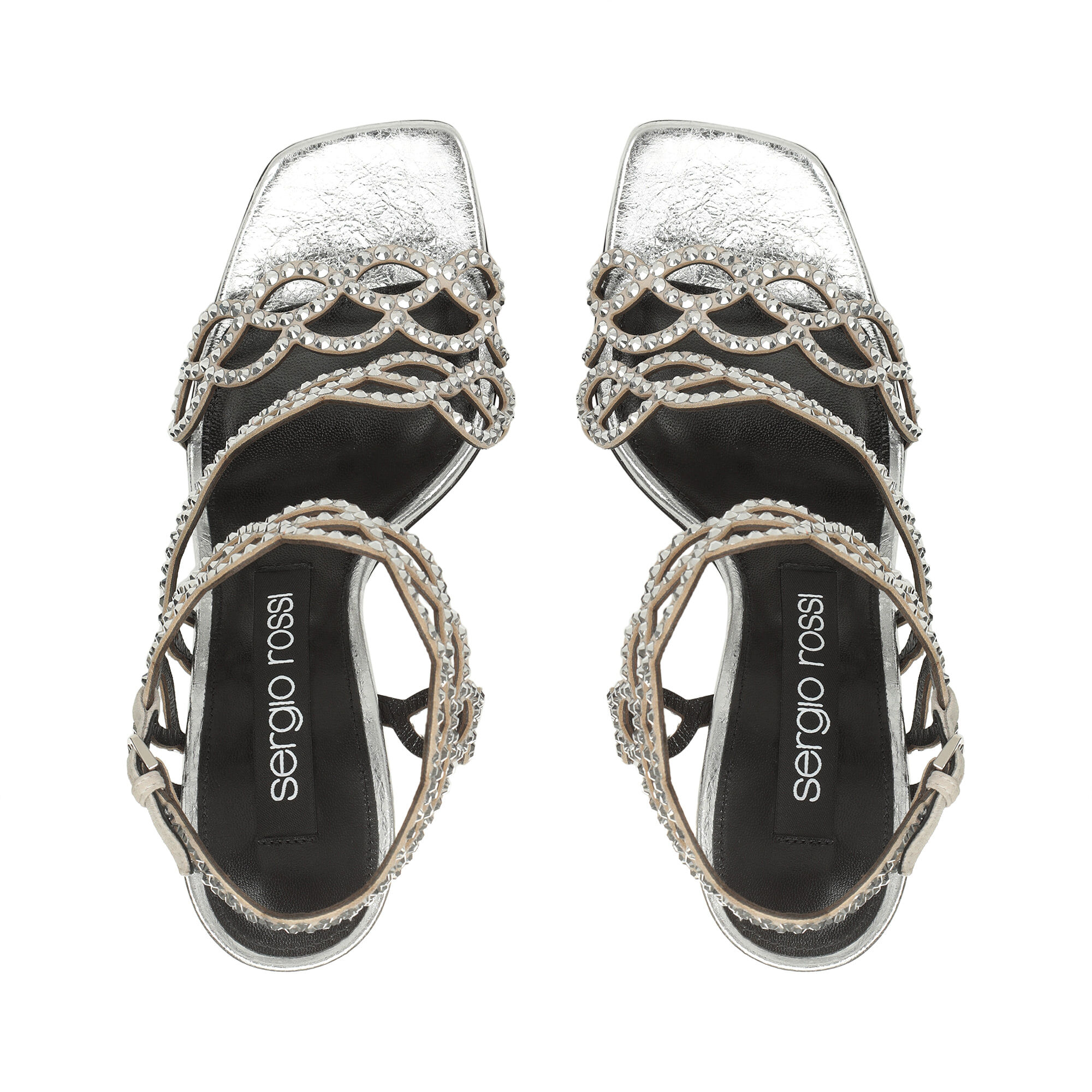 Sandales Gris Talon haut: 100mm, sr Mermaid - Sandals Grey | Sergio Rossi