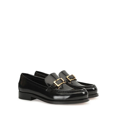 Loafers Schwarz Niedriger Absätze: 15mm, sr Nora - Loafers Black 2