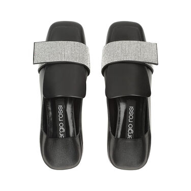 Slippers Black Flat: 5mm, sr1 Paris - Slippers Black 2