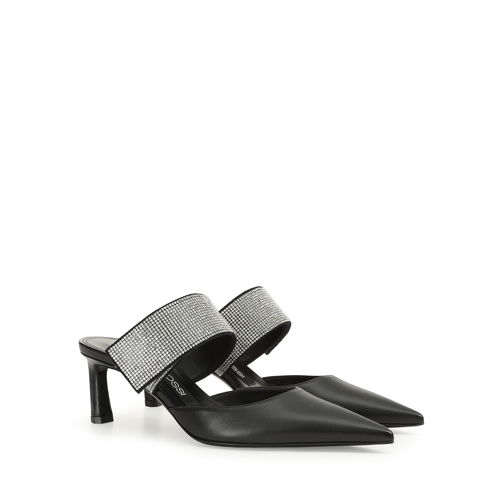 Evangelie Sandal Heel Black – Sergio Rossi