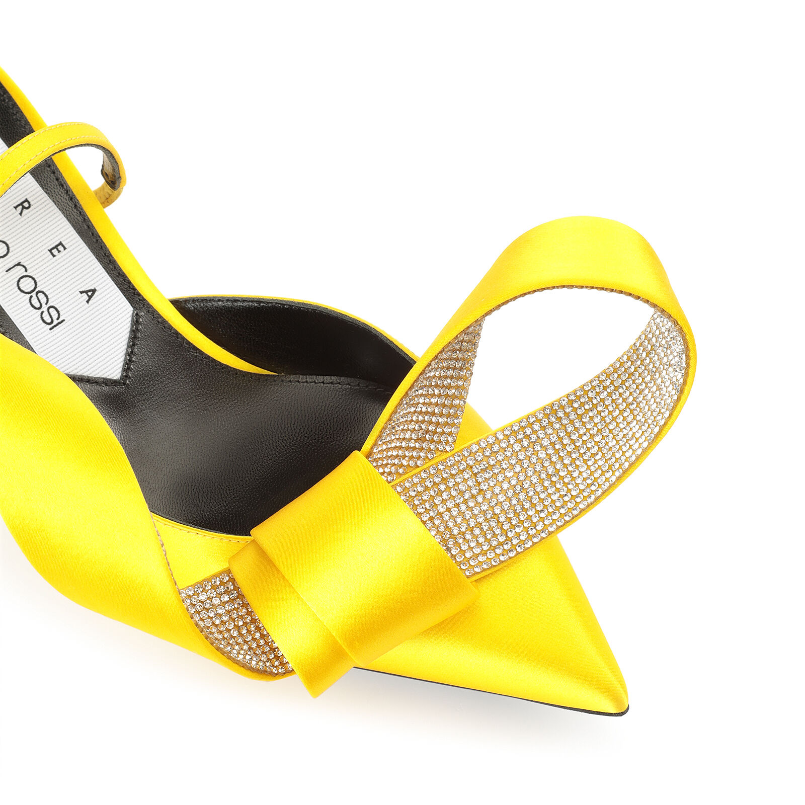 Yellow satin new arrivals sandals